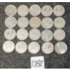 Image 1 : LOT OF 20 - 1937-1968 CDN 25 CENT COINS