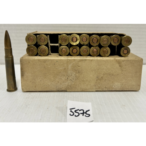 AMMO/BRASS: 18X LIVE & 30X BRASS .303 BRIT - MILITARY 