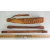 Image 2 : LOT OF 3 - LEATHER SLINGS & AMMO BELT