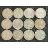 Image 2 : LOT OF 12 - 1952-1966 CDN 25 CENT COINS 
