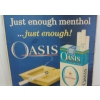 Image 3 : "JUST ENOUGH MENTHOL... JUST ENOUGH!" OASIS CIGARETTE ADVERTISEMENT