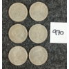 Image 2 : LOT OF 6 - 1968 CDN 25 CENT SILVER COINS