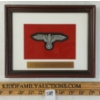 Image 1 : WWII GERMAN S.S. OFFICER'S SLEEVE EAGLE - FRAMED