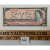 Image 1 : 1954 CDN $2 REPLACEMENT BANKNOTE