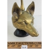 Image 4 : BRASS FOX DOOR STOP - MARKED PEERAGE ENGLAND