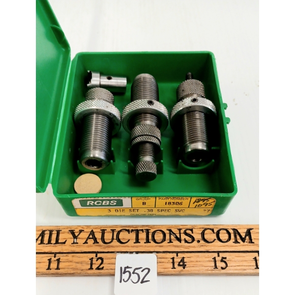 RCBS .38 SPL SWC DIE SET