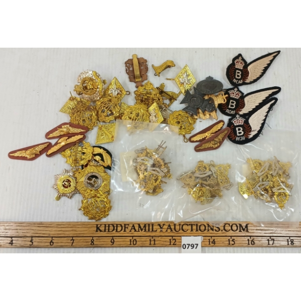 JOB LOT - CDN INSIGNIA, BADGES & PINS