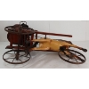 Image 8 : CARVED & CAST IRON HORSE DRAWN CARRIAGE