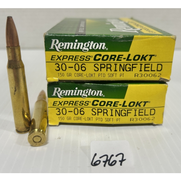 AMMO: 40X REMINGTON .30-06 SPRG - 150 GR SP
