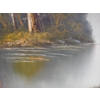 Image 3 : MOUNTAIN LANDSCAPE BY G. WHITMAN (POST WAR AMERICAN ARTIST) - FRAMED OIL ON CANVAS
