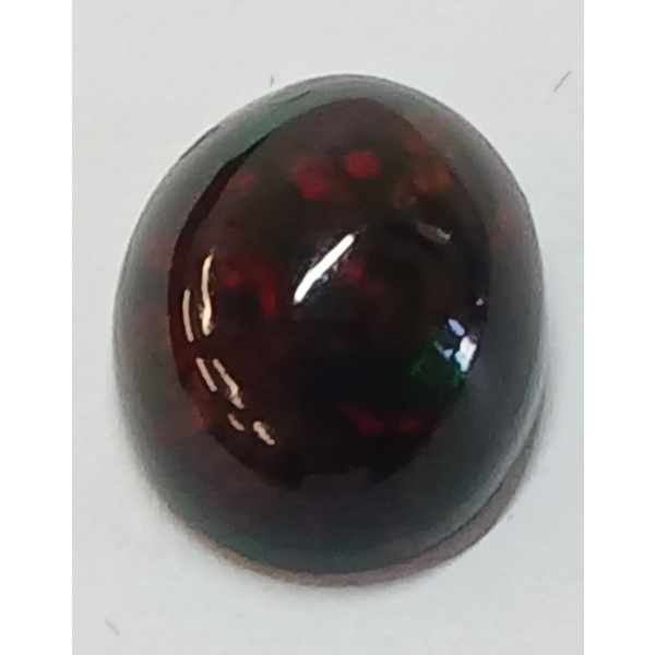 NATURAL BLACK OPAL - OVAL CABOCHON