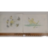 Image 4 : QTY OF COLOURED PENCIL DRAWINGS IN SKETCHBOOK BY MARGARET UYAUPERQ ANIKSAK OF ARVIAT