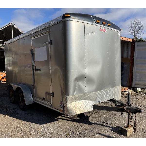 CARGO MATE BLAZER MODEL ENCLOSED TRAILER - 7 X 14 FOOT