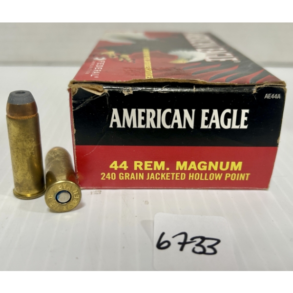 AMMO: 50X FEDERAL .44 REM MAG - 240 GR HP