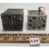 Image 5 : LOT OF 2 - CAST COIN DEPOSIT SAFES