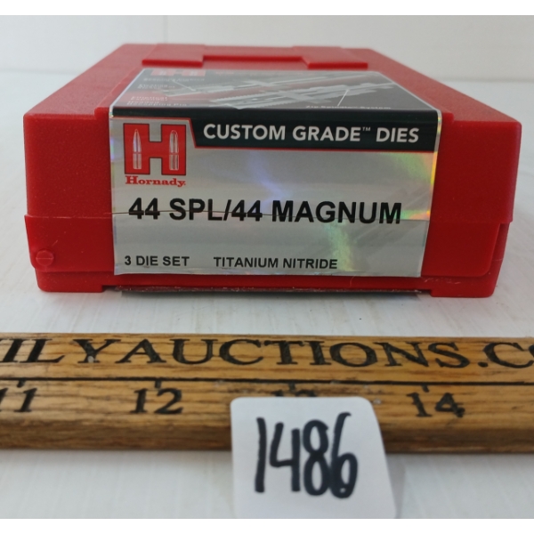 HORNADY TITANIUM NITRIDE CUSTOM GRADE .44SPL / .44MAG 3PC DIE SET
