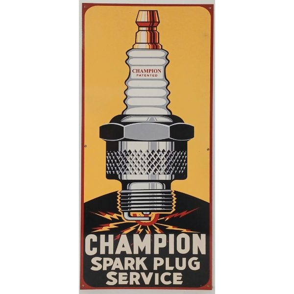 CHAMPION SPARK PLUG SERVICE SSP SIGN