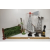 Image 4 : LOT OF 8 - TRAIN TRACK ACCESSORIES - INCL FLOOD LIGHT TOWER