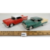 Image 1 : LOT OF 2 - 1955 & '57 CHEVY BEL-AIR MODEL CARS