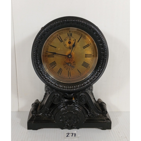 SETH THOMAS 1 DAY METAL CASED ALARM CLOCK