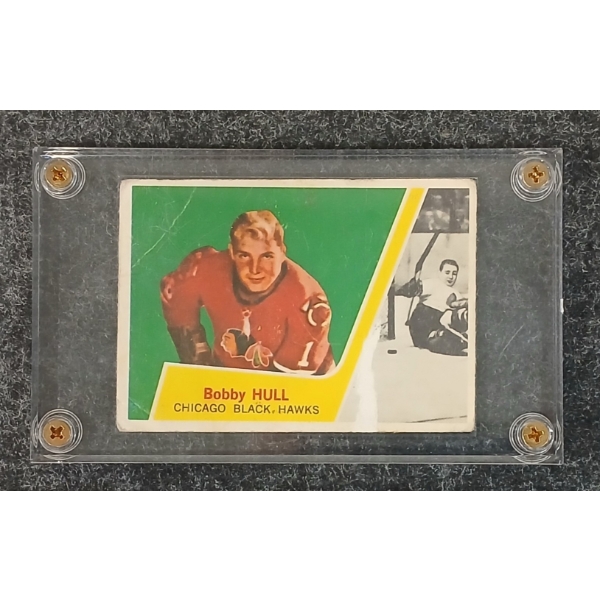 1963-64 OPC CHICAGO BLACK HAWKS #33 BOBBY HULL - HOCKEY CARD