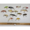 Image 2 : LOT OF 14 - FISHING HOOKS - INCL HEDDON & RAPALA, ETC