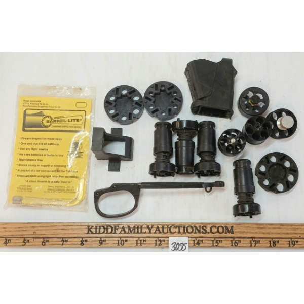 JOB LOT - MISC PARTS, SPEED LOADERS & BARREL-LITE