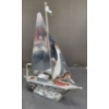 Image 3 : CHROME SAILBOAT MOTIF LAMP