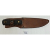 Image 2 : KNIVES OF ALASKA BUSH CAMP SUREGRIP KNIFE W/ LEATHER SHEATH 