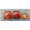 Image 3 : LOT OF 3 - AMBER BEADED NECKLACE, EARRINGS & BROOCH
