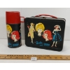Image 1 : 1960's BARBIE AND MIDGE TIN LUNCH BOX W/ THERMOS