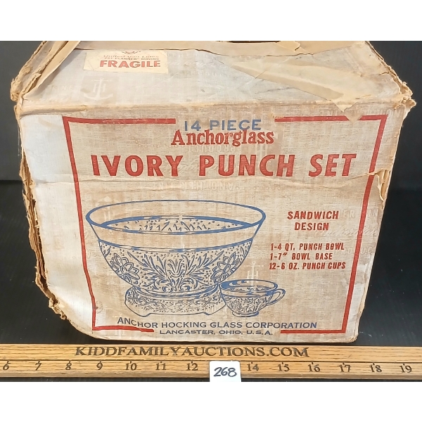 ANCHOR HOCKING PUNCH SET 