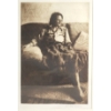 Image 2 : WOMAN IN A BLANKET BY JOHN BARR - FRAMED ETCHING ON PAPER