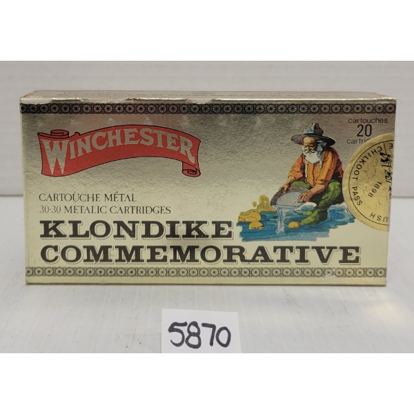 AMMO: 20X WINCHESTER .30-30 170 GR. SILVERTIP - SEALED