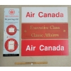 Image 1 : LOT OF 3 - AIR CANADA & EXECUTIVE CLASS - PLEXI SIGNS