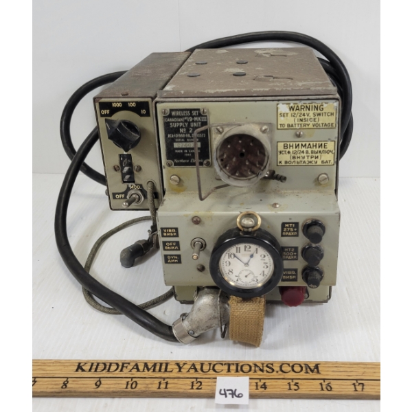 1943 CDN CRYSTAL CALIBRATOR FOR WIRELESS SET NO. 19 