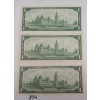 Image 2 : LOT OF 3 - 1967 CDN UNCIRCULATED $1 BANKNOTES 