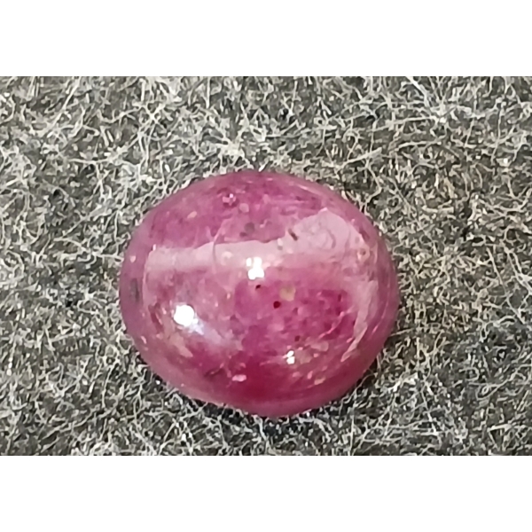 NATURAL STAR RUBY - OVAL CABOCHON CUT
