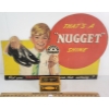 Image 1 : LOT OF 2 - NUGGET BOOT POLISH TIN & ADVERTISEMENT