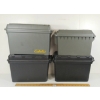 Image 2 : LOT OF 4 - AMMO BOXES