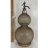 Image 2 : UNMARKED - SELTZAGEN BLOWN GLASS DOUBLE GOURD - SELTZER BOTTLE