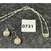 Image 3 : LOT OF 4 - SS NECKLACES, EARRINGS & RING 
