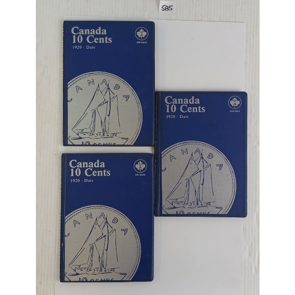 LOT OF 3 - 1956 - 2013 CDN 10 & 25 CENT BOOKLETS
