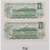 Image 2 : LOT OF 2 - 1973 CDN $1 BANKNOTES