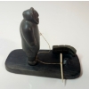 Image 6 : AWAITING HUNTER BY ISSAC ALAYCO (PRS CDN ARTIST) -  ANTLER, SINEW & STONE