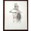 Image 1 : WEST COAST INDIGENOUS PERSON BY JOHN CHESTER (PRS CDN ARTIST) - PRINT