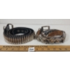 Image 1 : LOT OF 2 - SILVER BULLET & EAGLE HEAD BELTS