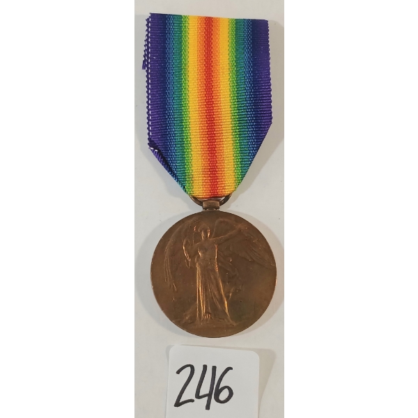 WWI VICTORY MEDAL - LIEUT. P.O.D. STEVEN 