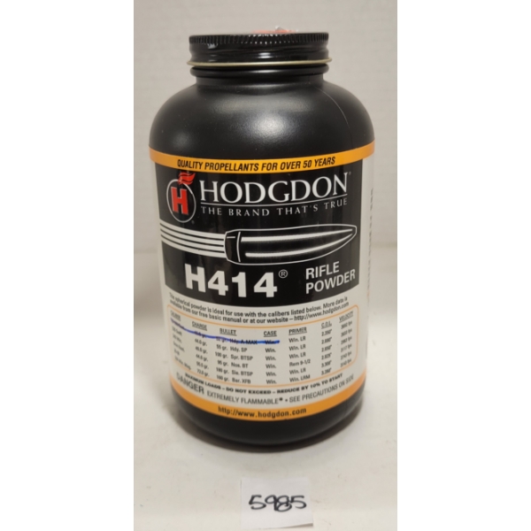 POWDER: HODGDON H414 RIFLE POWDER - 1LB