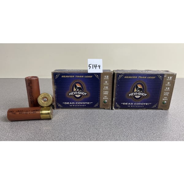 AMMO: 10X HEVI SHOT 12 GA 3IN 00 BUCK 